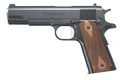 Remington 1911 R1 45ACP 5" 7+1 Double Diamond Walnut Grip Satin Black Oxide